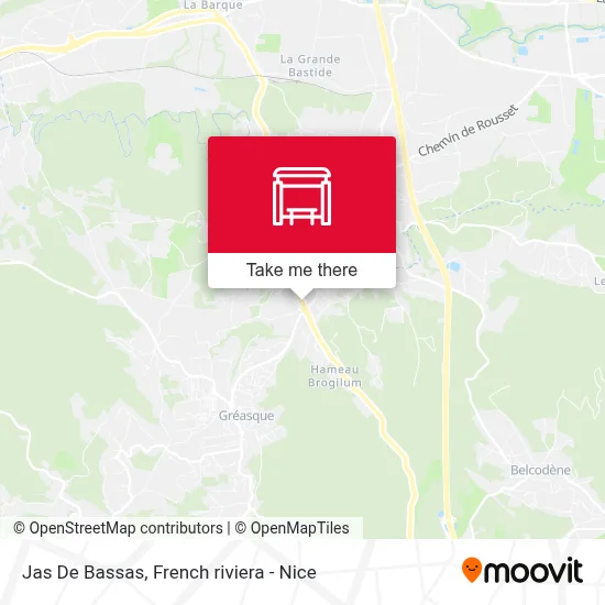Jas De Bassas map