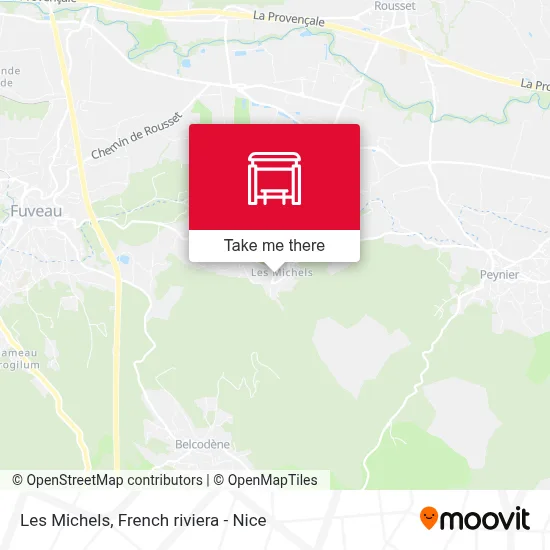 Les Michels map