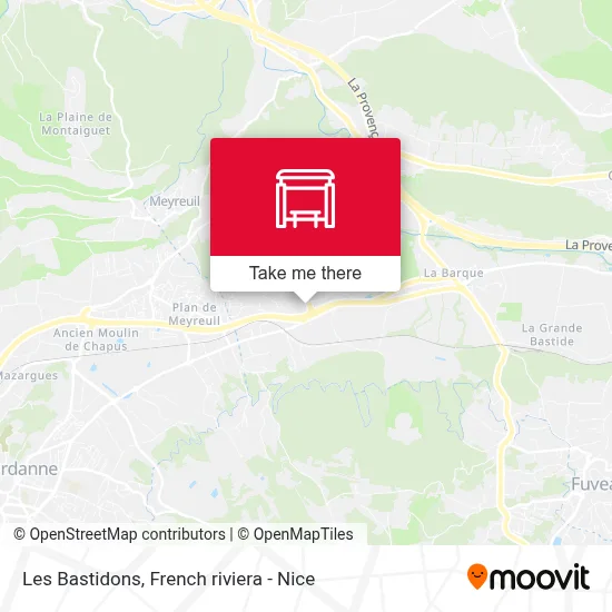 Les Bastidons map