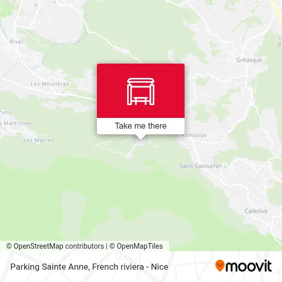 Parking Sainte Anne map