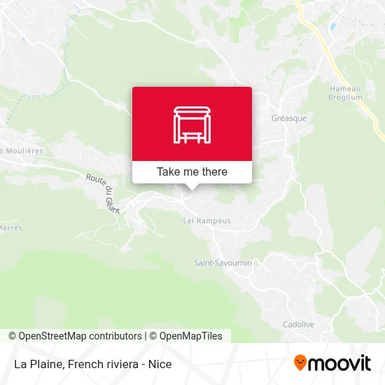 La Plaine map
