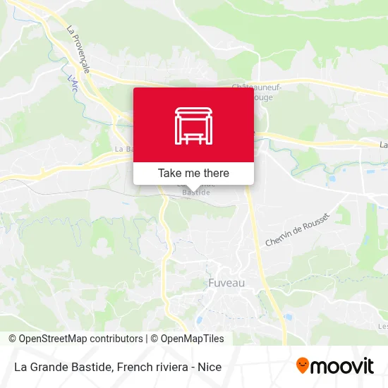 La Grande Bastide map