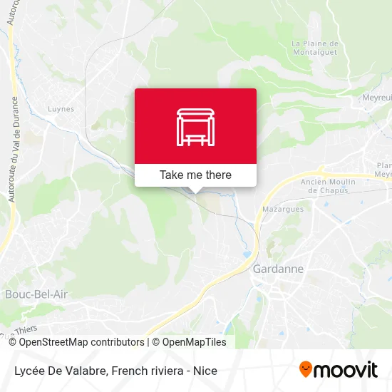 Lycée De Valabre map