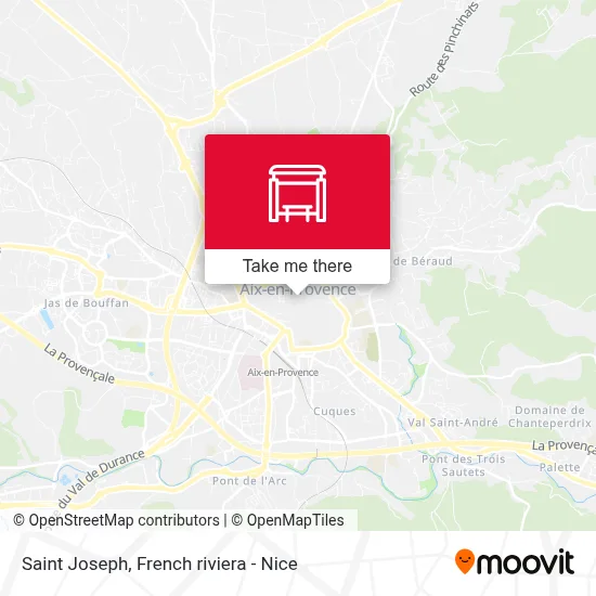 Mapa Saint Joseph