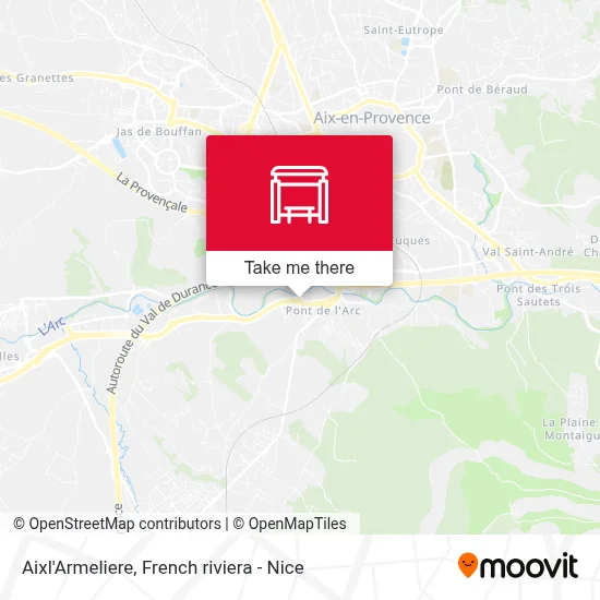 Mapa Aixl'Armeliere