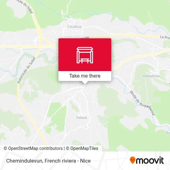 Mapa Chemindulevun