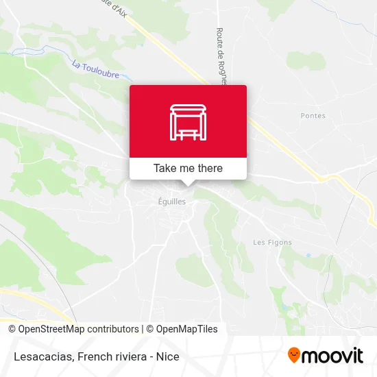 Lesacacias map