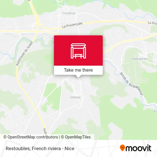 Mapa Restoubles