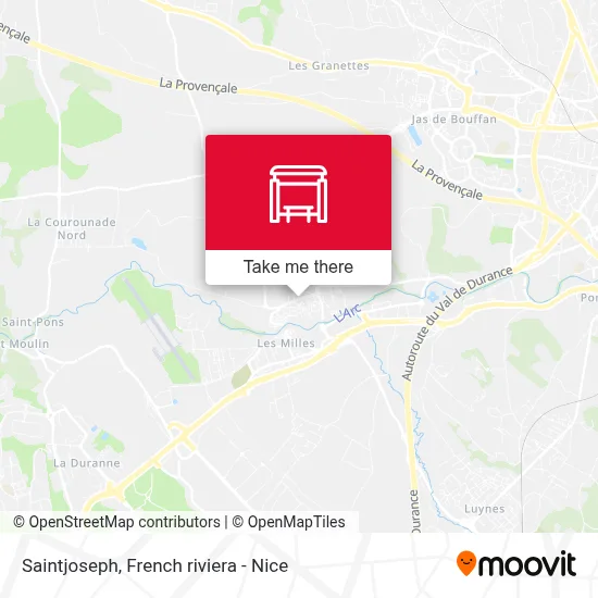 Mapa Saintjoseph