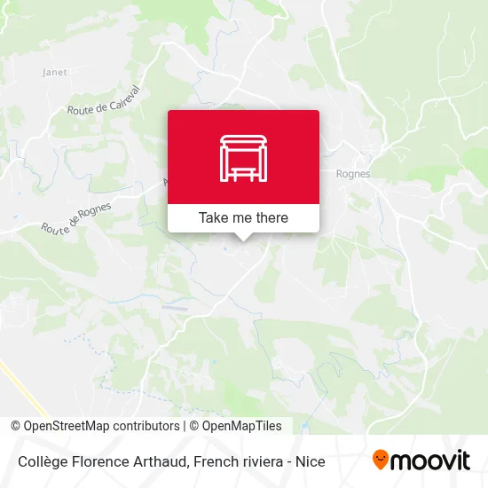 Collège Florence Arthaud map