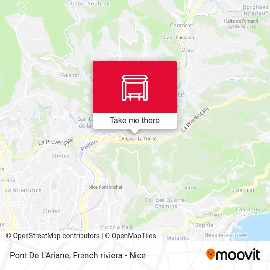 Pont De L'Ariane map