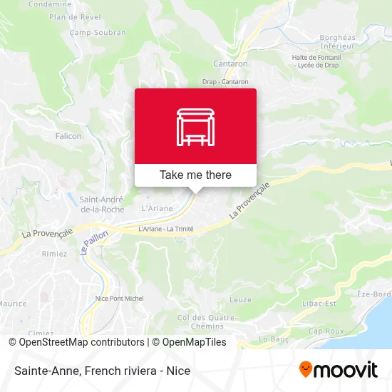 Sainte-Anne map