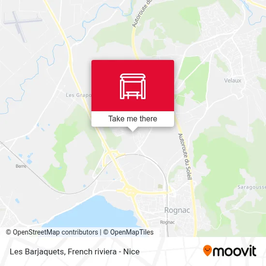 Les Barjaquets map