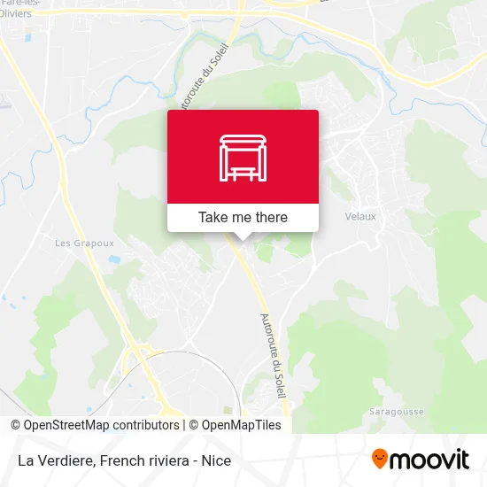 La Verdiere map