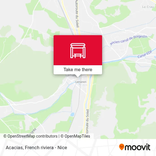Acacias map