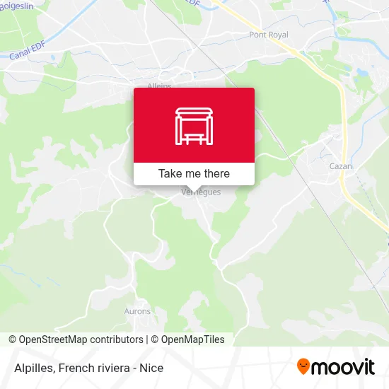Alpilles map