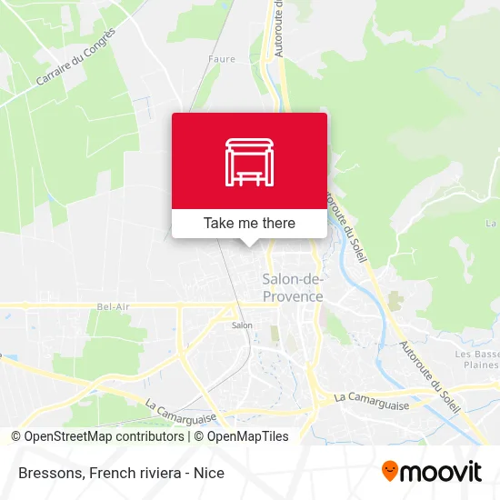 Mapa Bressons