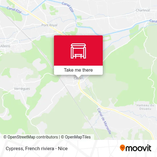 Mapa Cypres