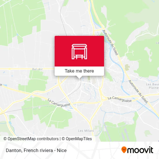 Mapa Danton