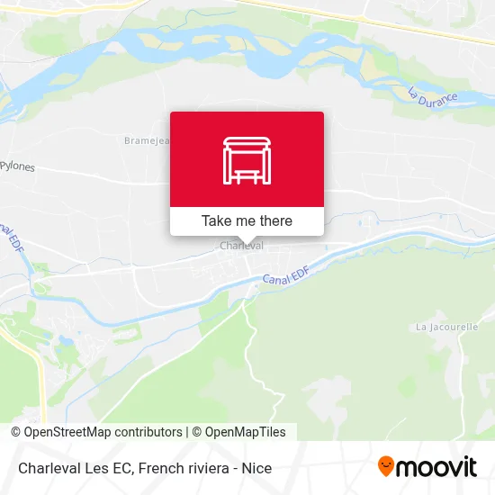 Mapa Charleval Les EC