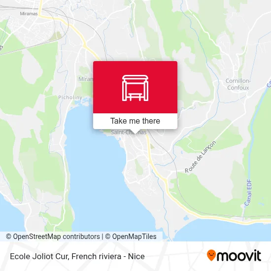 Ecole Joliot Cur map