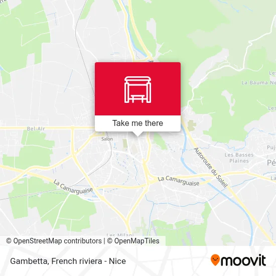 Mapa Gambetta