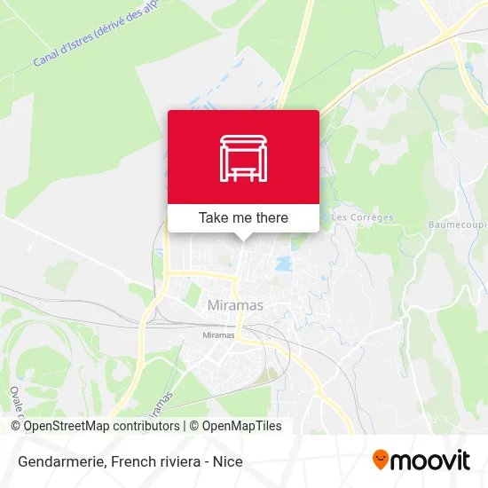Gendarmerie map