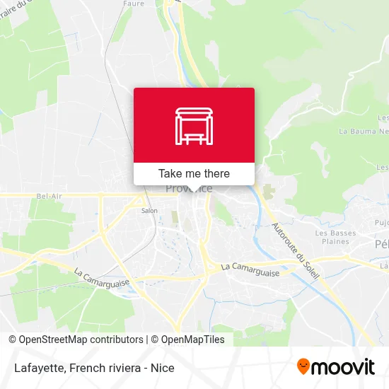 Mapa Lafayette