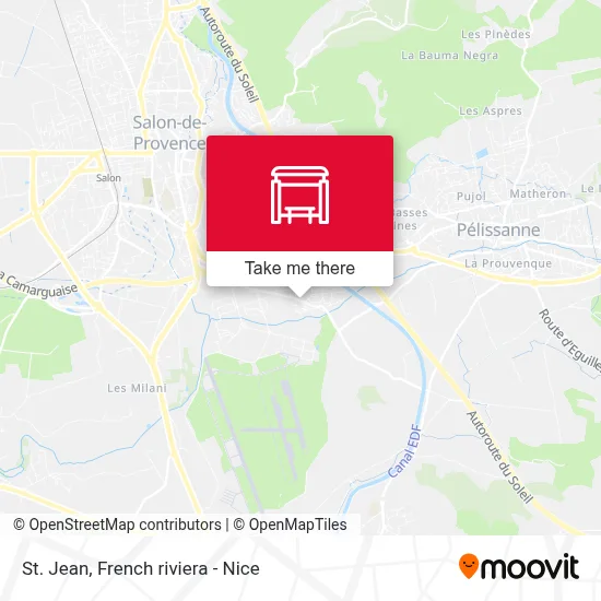Mapa St Jean