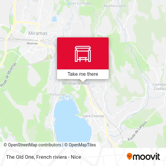 Le Vieux map