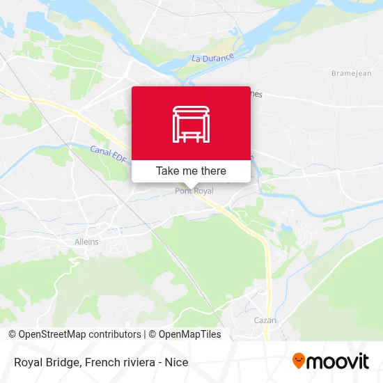 Pont Royal map