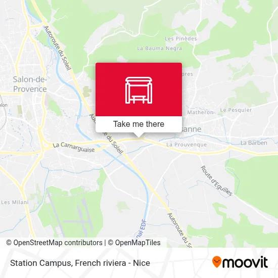 Station Campus map