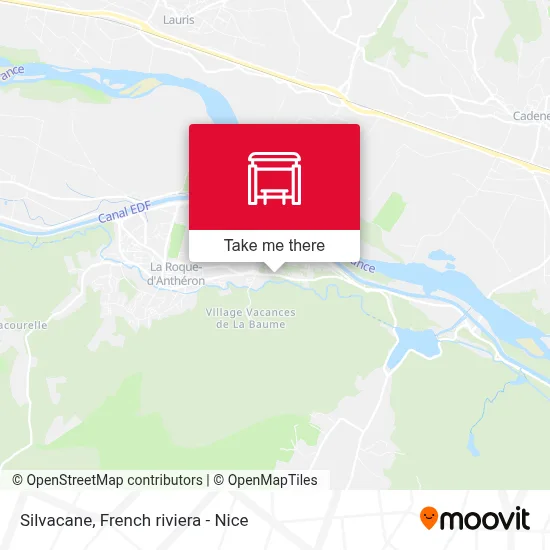 Mapa Silvacane