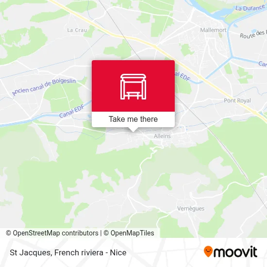 Mapa St Jacques