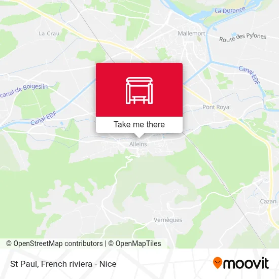 Mapa St Paul