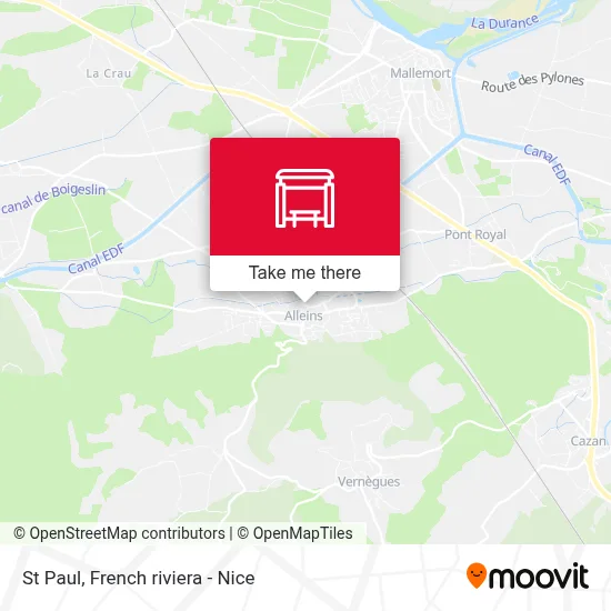 St Paul map