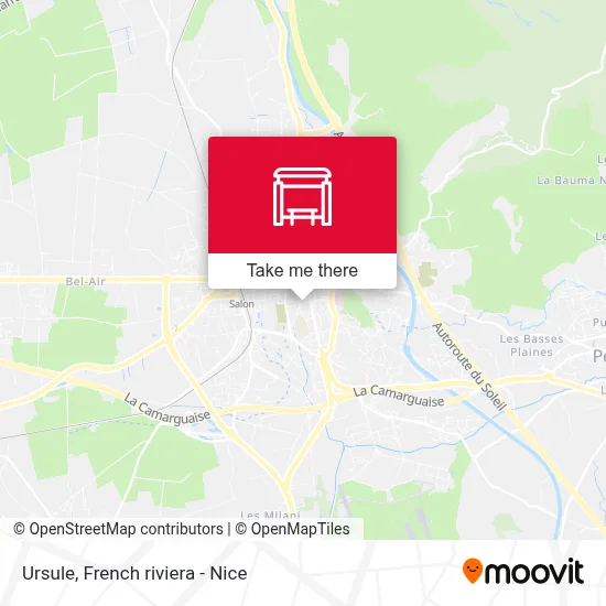 Mapa Ursule
