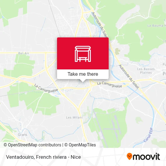 Ventadouiro map