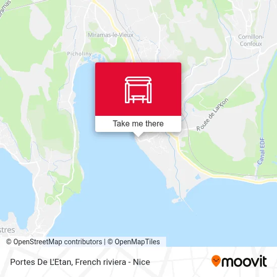 Portes De L'Etan map