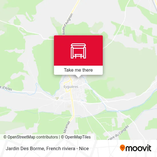 Jardin Des Borme map