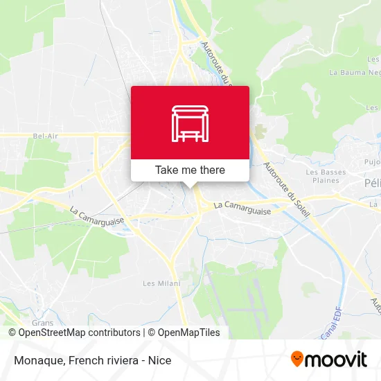 Mapa Monaque