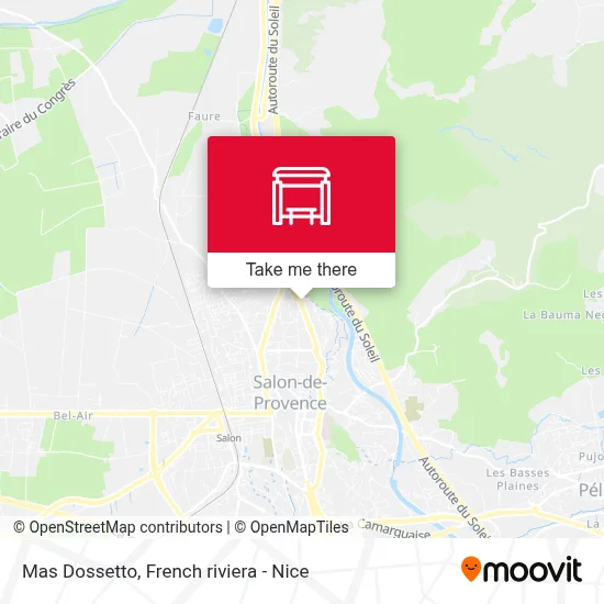 Mas Dossetto map