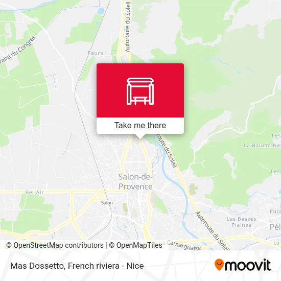 Mas Dossetto map