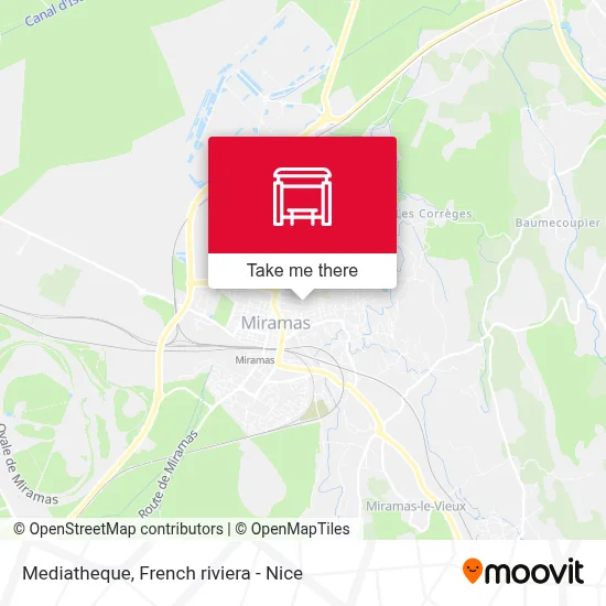 Mediatheque map