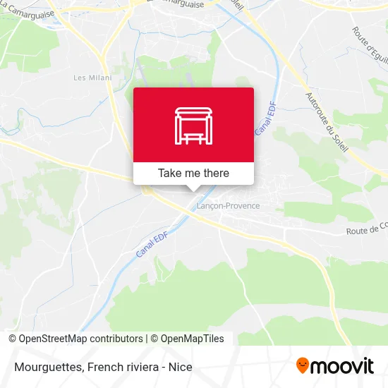 Mourguettes map