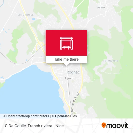 C De Gaulle map