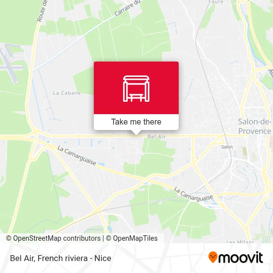 Bel Air map