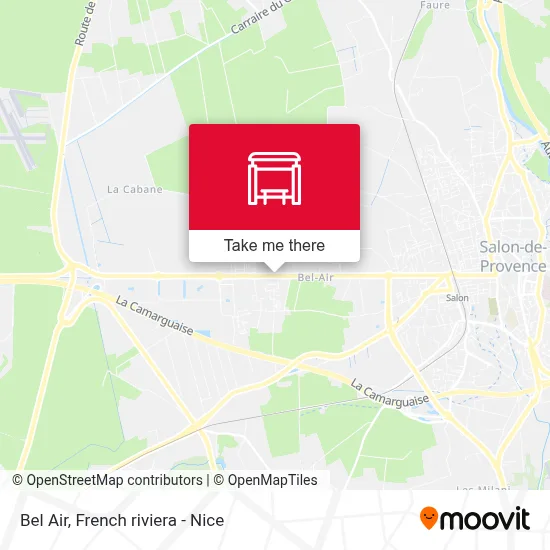 Bel Air map