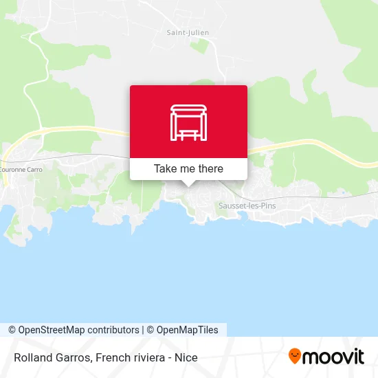 Rolland Garros map