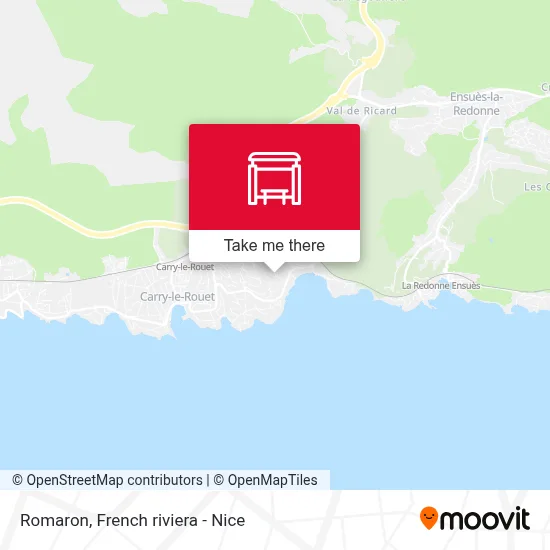 Mapa Romaron